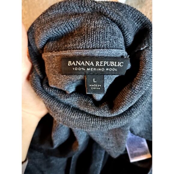 Wool turtle neck sweater womens large banana Republic - Picture 9 of 10